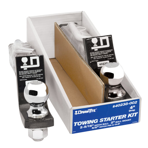 Draw-Tite 40238-002 Towing Starter Kit Trailer Hitch Ball Mount