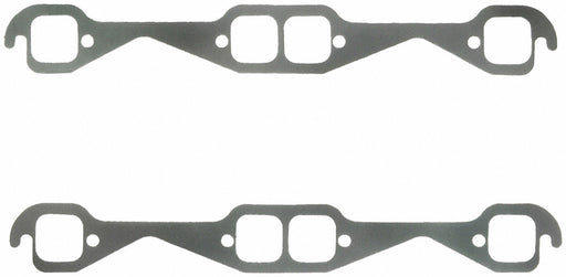 Fel Pro HP 1405 Exhaust Header Gasket; Quantity - Set Of 2  Port Diameter (IN) - Not Applicable  Material - Perforated Steel Core With Anti Stick Coating  Port Shape - Square  Port Length (IN) - 1.55 Inch  Port Width (IN) - 1.55 Inch