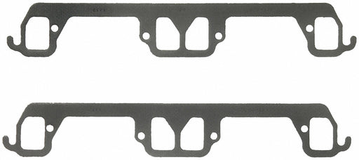 Fel Pro HP 1413 Exhaust Header Gasket; Quantity - Set Of 2  Port Diameter (IN) - Not Applicable  Material - Perforated Steel Core With Anti Stick Coating  Port Shape - Rectangular  Port Length (IN) - 1-3/4 Inch  Port Width (IN) - 1-1/4 Inch