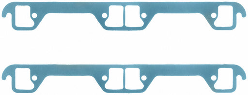 Fel Pro HP 1434 Exhaust Header Gasket; Quantity - Set Of 2  Port Diameter (IN) - Not Applicable  Material - Perforated Steel Core With Anti Stick Coating  Port Shape - Rectangular  Port Length (IN) - 1.8 Inch  Port Width (IN) - 1.3 Inch