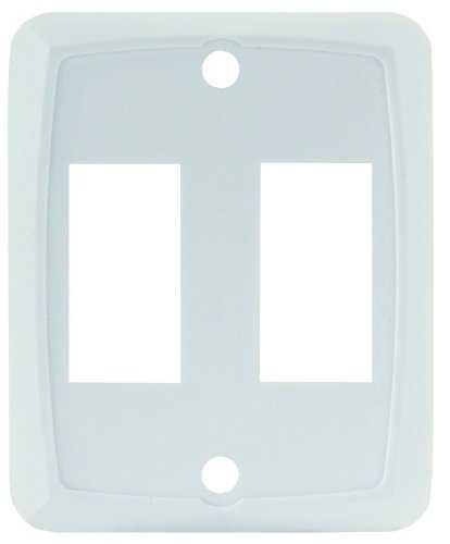 JR Products 12875 Multi Purpose Switch Faceplate; Color - White