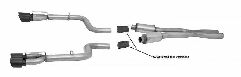Gibson Performance Exhaust 617010-B Exhaust System Kit Cat Back System Exhaust System Kit