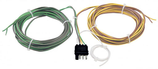Hopkins MFG 48245 Trailer Wiring Connector; Lead Length - 20 Feet  Vehicle End or Trailer End - Trailer End  End Type - 4 Way Flat