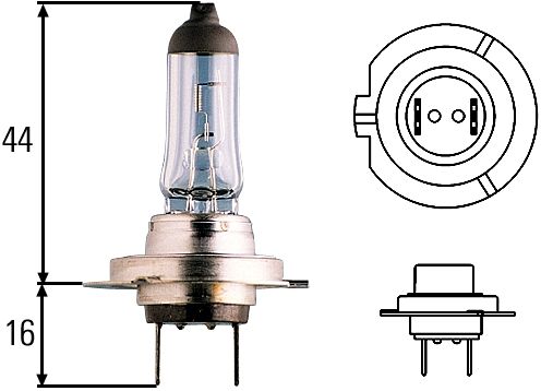 Hella H71070702 Optilux (R) Driving/ Fog Light Bulb