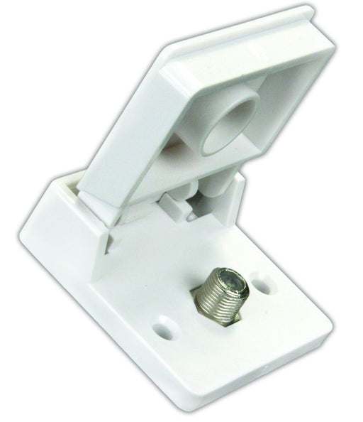 JR Products 47755  TV Cable Entry Plate