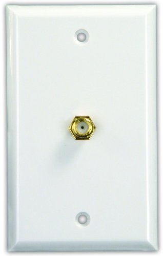 JR Products 47785  TV Cable Entry Plate