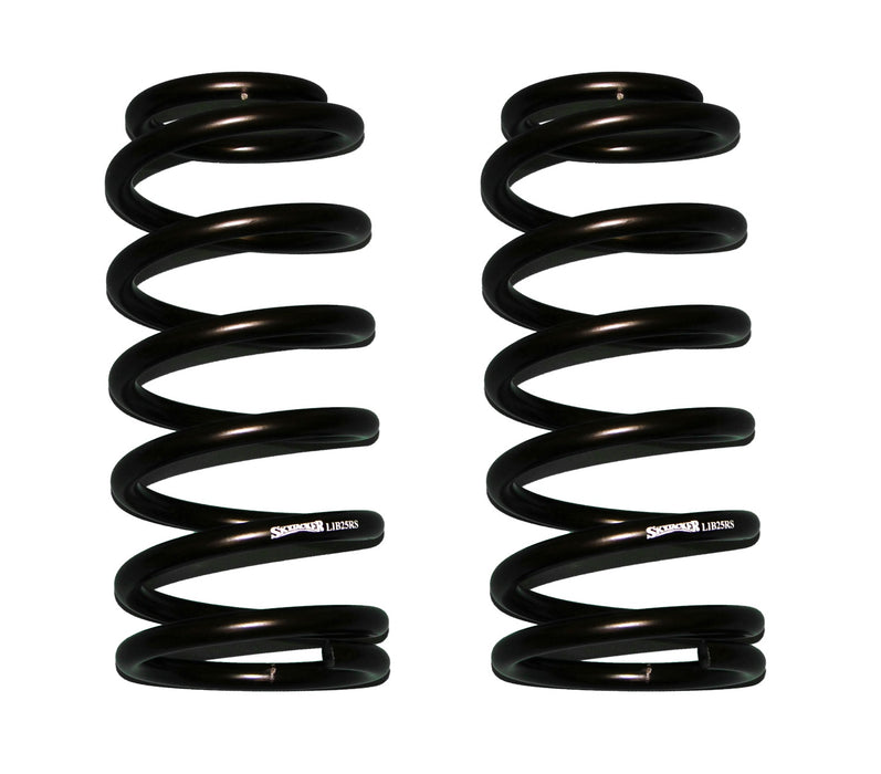 Skyjacker Suspensions LIB25R Coil Spring; Lift Height (IN) - 2-1/2 Inch  Finish - Powder Coated  Color - Black  Material - Chromium Alloy  Quantity - Set Of 2