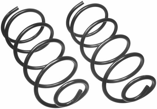 Moog Chassis 6454 Coil Spring; Free Length (IN) - 13.61 Inch  Inside Diameter (IN) - 3.676 Inch  Spring Rate - 1060 Pounds Per Inch  Finish - Powder Coated  Color - Black  Material - Steel/ Urethane Protective Tube  Quantity - Set Of 2