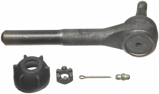 Moog Chassis ES404RL Tie Rod End Problem Solver; Type - Male  Greasable - Yes  Thread Size - OEM  Shank Type - OEM  With Offset - No  Finish - Natural  Color - Black  Material - Steel