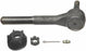 Moog Chassis ES404RL Tie Rod End Problem Solver; Type - Male  Greasable - Yes  Thread Size - OEM  Shank Type - OEM  With Offset - No  Finish - Natural  Color - Black  Material - Steel