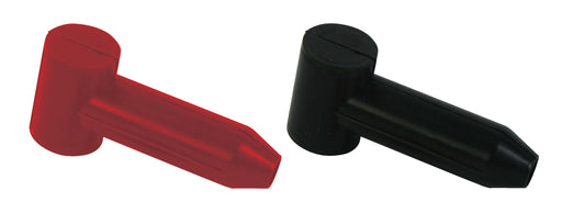 Moroso Performance 74110 Battery Terminal Cover; Type - Boot  Color - Red/ Black  Material - Rubber  Quantity - Set Of 2