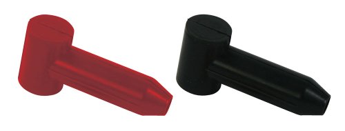 Moroso Performance 74110 Battery Terminal Cover; Type - Boot  Color - Red/ Black  Material - Rubber  Quantity - Set Of 2