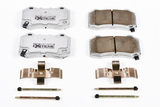 POWERSTOP Z26 Extreme Brake Pad Z26-1053 Recommended Use - Performance/ Street  Material - Carbon Fiber Ceramic  Construction - Bonded  Includes OEM Sensors - No  Includes Shims - Yes  Quantity - Set Of 4  FMSI Number - D1053