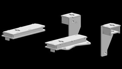 PullRite 3122 SuperRail Fifth Wheel Trailer Hitch Mount Kit