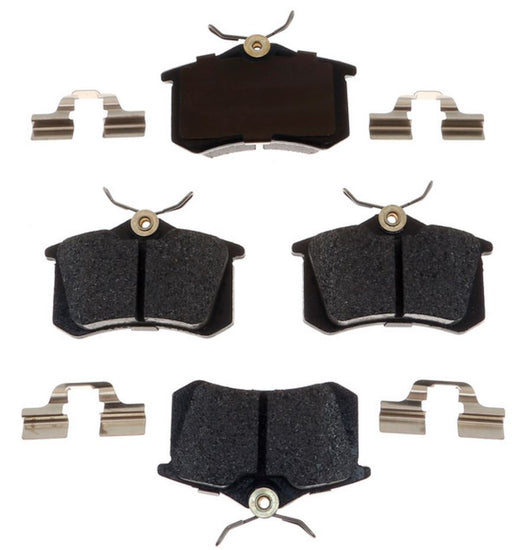 Raybestos Friction  Brake Pad MGD1017MH Recommended Use - OEM  Material - Metallic  Construction - OEM  Overall Thickness (MM) - OEM  Includes OEM Sensors - Yes  Includes Shims - Yes  Quantity - Set Of 2  FMSI Number - D1017