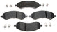 Raybestos Brakes MGD1083MH Brake Pad; Recommended Use - OEM  Material - Metallic  Construction - OEM  Overall Thickness (MM) - OEM  Includes OEM Sensors - Yes  Includes Shims - Yes  Quantity - Set Of 2  FMSI Number - D1083