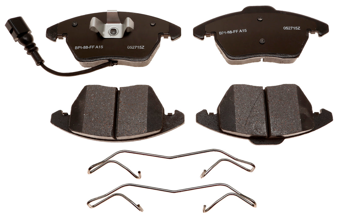 Raybestos Brakes MGD1102CH Brake Pad; Recommended Use - OEM  Material - Ceramic  Construction - OEM  Overall Thickness (MM) - OEM  Includes OEM Sensors - Yes  Includes Shims - Yes  Quantity - Set Of 2  FMSI Number - D1102