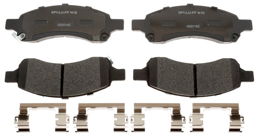 Raybestos Brakes MGD1107AC Brake Pad; Recommended Use - OEM  Material - Ceramic  Construction - OEM  Overall Thickness (MM) - OEM  Includes OEM Sensors - Yes  Includes Shims - Yes  Quantity - Set Of 2  FMSI Number - D1107