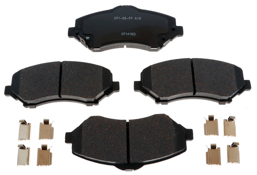 Raybestos Brakes MGD1258CH Brake Pad; Recommended Use - OEM  Material - Ceramic  Construction - OEM  Overall Thickness (MM) - OEM  Includes OEM Sensors - Yes  Includes Shims - Yes  Quantity - Set Of 2  FMSI Number - D1258