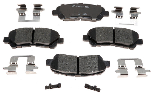 Raybestos  Brake Pad MGD1325CH Recommended Use - OEM  Material - Ceramic  Construction - OEM  Overall Thickness (MM) - OEM  Includes OEM Sensors - Yes  Includes Shims - Yes  Quantity - Set Of 2  FMSI Number - D1325