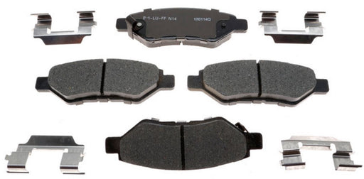 Raybestos Friction  Brake Pad MGD1337CH Recommended Use - OEM  Material - Ceramic  Construction - OEM  Overall Thickness (MM) - OEM  Includes OEM Sensors - Yes  Includes Shims - Yes  Quantity - Set Of 2  FMSI Number - D1337