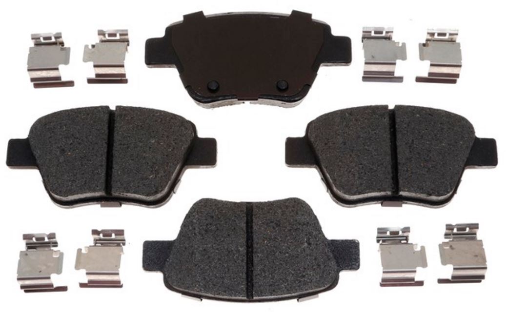 Raybestos Friction  Brake Pad MGD1456CH Recommended Use - OEM  Material - Ceramic  Construction - OEM  Overall Thickness (MM) - OEM  Includes OEM Sensors - Yes  Includes Shims - Yes  Quantity - Set Of 2  FMSI Number - D1456