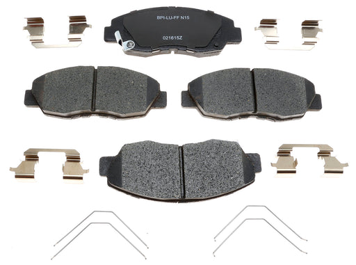 Raybestos  Brake Pad MGD1578CH Recommended Use - OEM  Material - Ceramic  Construction - OEM  Overall Thickness (MM) - OEM  Includes OEM Sensors - Yes  Includes Shims - Yes  Quantity - Set Of 2  FMSI Number - D1578
