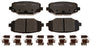 Raybestos Brakes MGD1561M Brake Pad; Recommended Use - OEM  Material - Metallic  Construction - OEM  Overall Thickness (MM) - OEM  Includes OEM Sensors - Yes  Includes Shims - Yes  Quantity - Set Of 2  FMSI Number - D1561