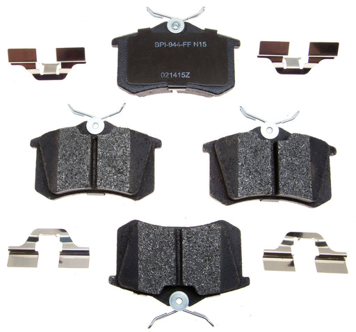 Raybestos Brakes MGD273CH Brake Pad; Recommended Use - OEM  Material - Ceramic  Construction - OEM  Overall Thickness (MM) - OEM  Includes OEM Sensors - Yes  Includes Shims - Yes  Quantity - Set Of 2  FMSI Number - D273