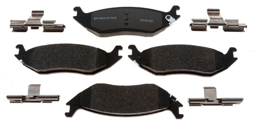 Raybestos Brakes MGD887CH Brake Pad; Recommended Use - OEM  Material - Ceramic  Construction - OEM  Overall Thickness (MM) - OEM  Includes OEM Sensors - Yes  Includes Shims - Yes  Quantity - Set Of 2  FMSI Number - D887