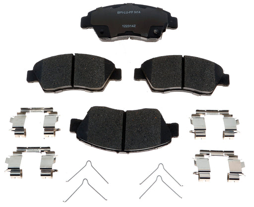 Raybestos Brakes MGD931MH Brake Pad; Recommended Use - OEM  Material - Metallic  Construction - OEM  Overall Thickness (MM) - OEM  Includes OEM Sensors - Yes  Includes Shims - Yes  Quantity - Set Of 2  FMSI Number - D931