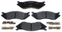 Raybestos Brakes MGD966MH Brake Pad; Recommended Use - OEM  Material - Ceramic  Construction - OEM  Overall Thickness (MM) - OEM  Includes OEM Sensors - Yes  Includes Shims - Yes  Quantity - Set Of 2  FMSI Number - D966