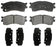 Raybestos Brakes PGD84M Brake Pad Professional Grade; Recommended Use - OEM  Material - Semi-Metallic  Construction - OEM  Overall Thickness (MM) - OEM  Includes OEM Sensors - Yes  Includes Shims - Yes  Quantity - Set Of 2  FMSI Number - D84