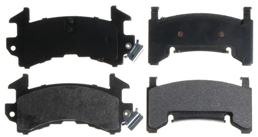 Raybestos Brakes SGD154M Brake Pad Service Grade; Recommended Use - OEM  Material - Semi-Metallic  Construction - OEM  Overall Thickness (MM) - OEM  Includes OEM Sensors - Yes  Includes Shims - Yes  Quantity - Set Of 2  FMSI Number - D154