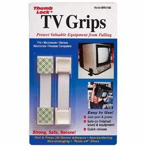 Ready America MRV-100WT TV Grips (TM) RV Travel Safety Strap