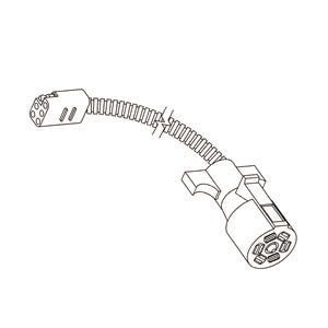 RV Pigtails 40035  Trailer Wiring Connector Adapter
