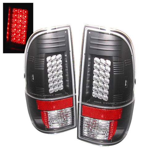 SPYDER  Tail Light Assembly- LED 5003898 Shape - Rectangle  Lens Color - Clear  Housing Color - Black