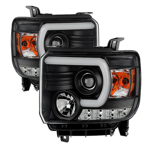 SPYDER  Headlight Assembly- LED 5080851 Bulb Color - Clear  Diameter (IN) - Not Applicable  Head Light Style - Projector Beam  Housing Color - Black  Length (IN) - OEM  Lens Color - Clear  Shape - Rectangular  Street Legal - Yes  Width (IN) - OEM