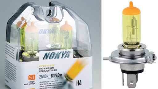 Pro Series Headlight Bulb NOK6620 Light Color - Hyper Yellow  Light Color Temperature - 2500K  Quantity - Set Of 2  Street Legal - Yes  Type - Halogen  Voltage Rating - 12 Volt  Wattage - 27 Watt  Industry Number - 880