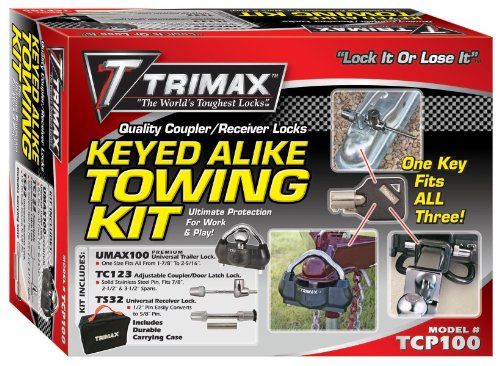 Trimax Locks TCP100  Trailer Coupler Lock