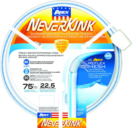 Teknor Apex 8602-75 NEVERKINK (R) Fresh Water Hose