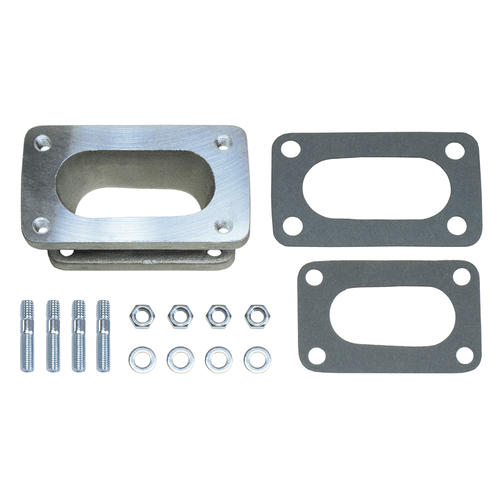 Trans Dapt 2107 Carburetor Adapter; Compatibility - Adapts Weber DGV To Datsun And Toyota  Thickness (IN) - 1-3/4 Inch  Material - Aluminum  Includes Carburetor Studs - Yes  Includes Gaskets - Yes  Includes Hardware - Yes