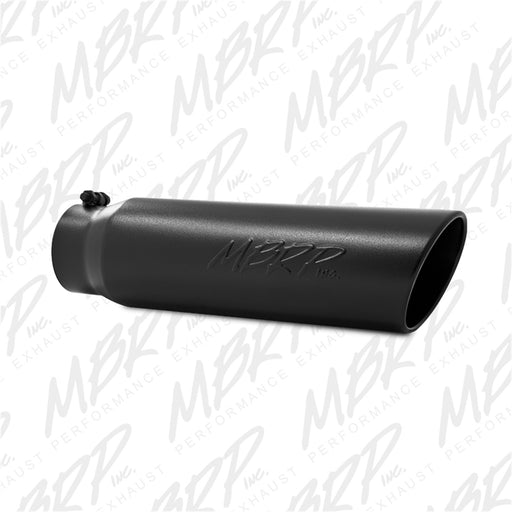 MBRP Exhaust T5124BLK Black Series Exhaust Tail Pipe Tip