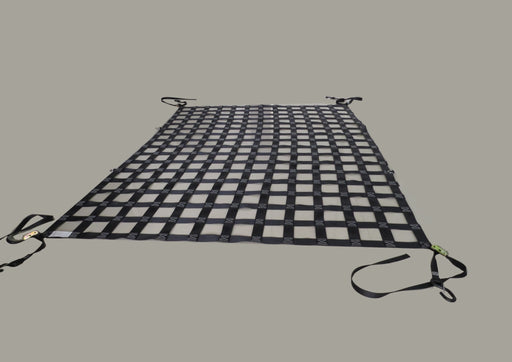 TrailFX G22019B Exterior Cargo Net TFX Exterior Cargo Net; Mounting Location - Mounts To Truck Bed  Length (IN) - 79 Inch  Width (IN) - 73 Inch  Color - Black  Material - Polyester Webbing