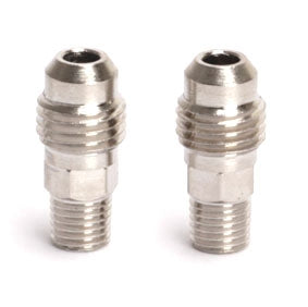 TurboSmart USA  Adapter Fitting TS-0505-2008 Fitting Type - Inverted Flare  End Type1 - Male Threads  End Size1 - 1/16 Inch NPT  End Type2 - Male Threads  End Size2 - 3/16 Inch (-3 AN)  Fitting Angle - Straight  Color - Silver