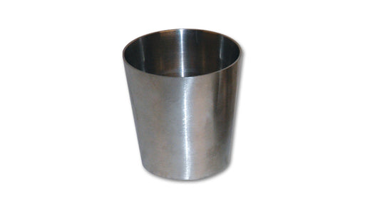 Vibrant Performance 2686 Exhaust Pipe Adapter Fabrication Components; Inlet Size (IN) - 2 Inch  Outlet Size (IN) - 2-1/2 Inch  Length (IN) - 2 Inch  Attachment Style - Slip-Fit  Finish - Raw  Material - Stainless Steel
