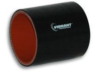 Vibrant Performance 2720 Intercooler Hose Coupling; Diameter (IN) - 3-1/4 Inch  Type - Straight  Bend Radius (IN) - Not Applicable  Length (IN) - 3 Inch  Color - Black  Material - 4 Ply Reinforced Silicone