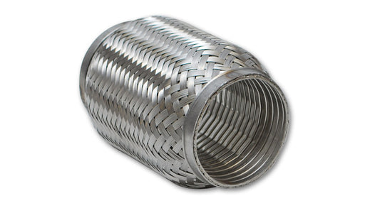 Exhaust Flex Connector 61208 Liner Type - Interlock Liner  Attachment Style - Weld-On  Diameter (IN) - 4 Inch  Flexible Length (IN) - 8 Inch  Finish - Natural  Material - Stainless Steel