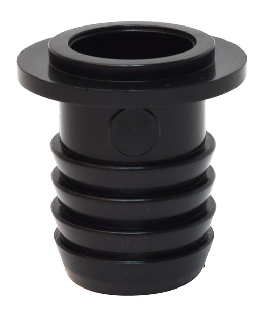 Valterra  Fresh Water Tank Fill Adapter RF908 Compatibility - Polyethylene Holding Tanks  Type - Straight  Size - 1-1/4 Inch  Connection Type - Barb  Color - Black  Material - ABS Plastic