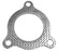 Walker Exhaust 31647 Exhaust Pipe Flange Gasket; Compatibility - 3 Bolt Flange  Inside Diameter (IN) - 2-3/4 Inch  Material - Graphoil Composite
